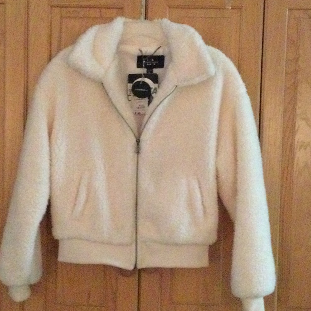 Soft plush LA Coalition coat
